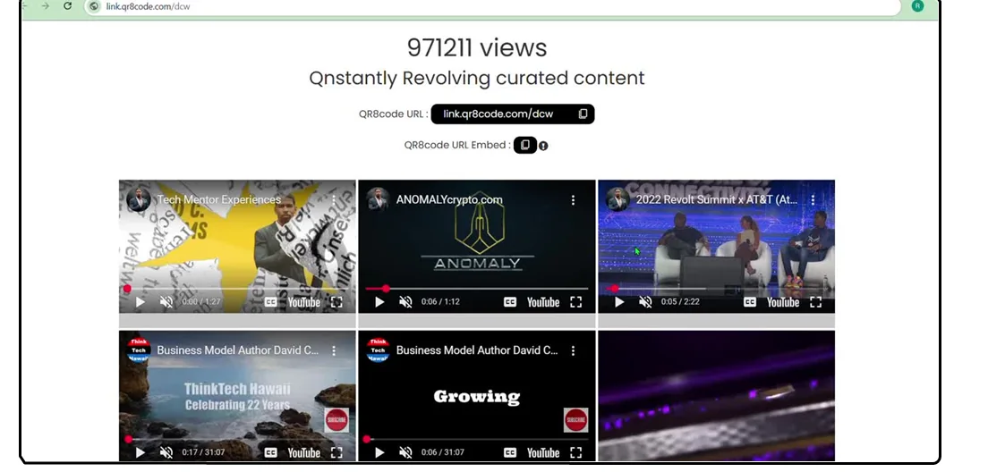 QR8 — Dynamic QR Content Platform for a US Marketing Leader