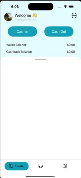 Fintech mobile app rewards screen